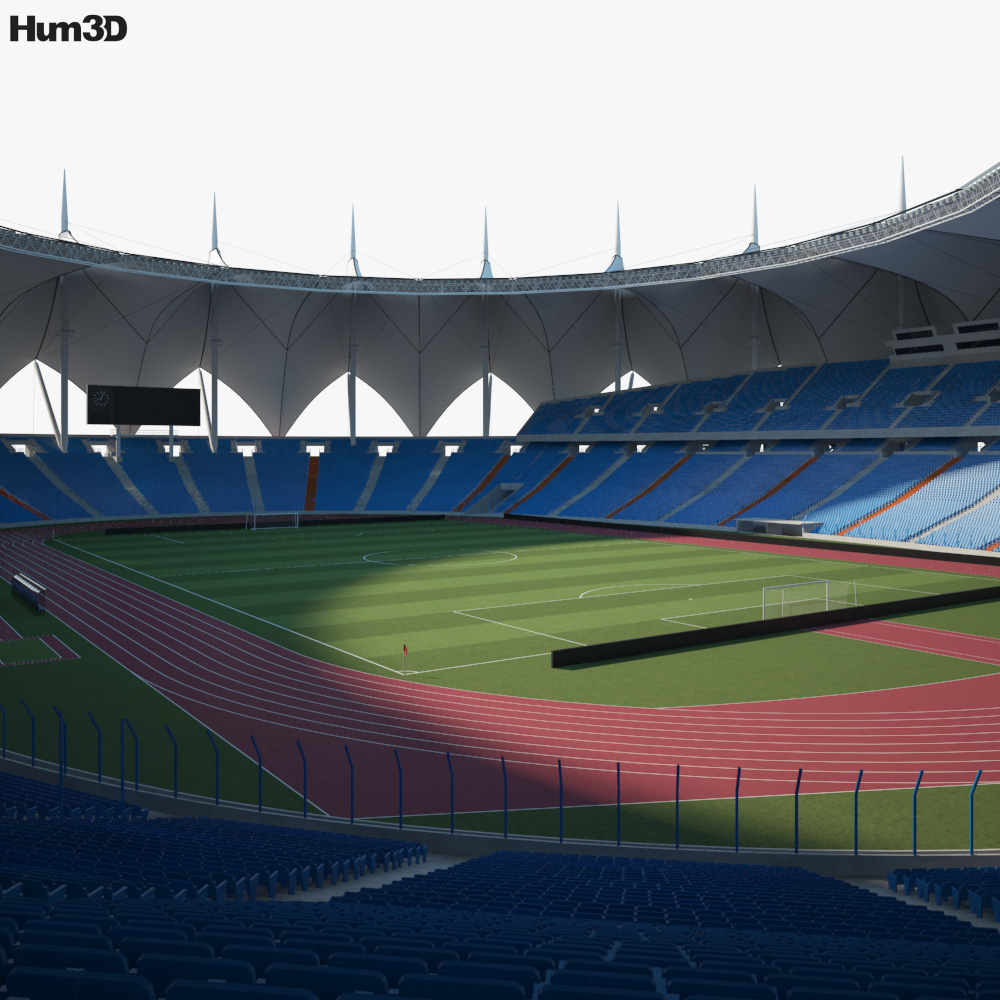 Estadio Rey Fahd Modelo 3D