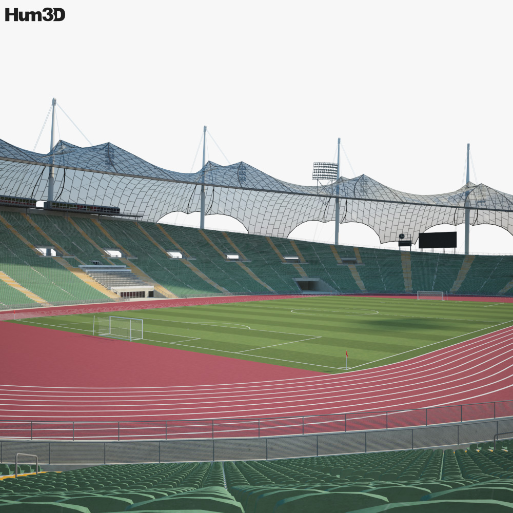 Estadio Olímpico de Múnich Modelo 3D