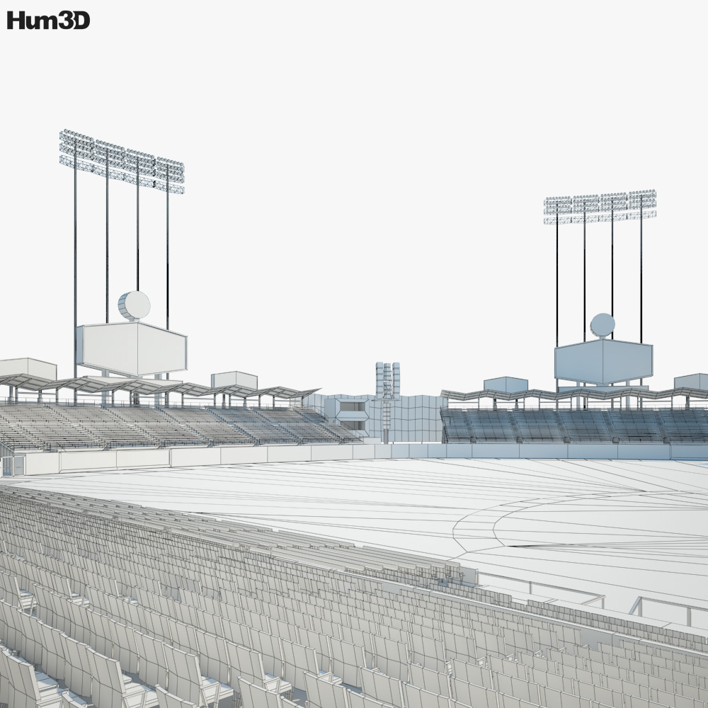 Dodger Stadium 3D Model - Architecture On Hum3D