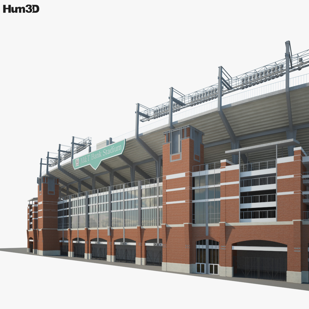 M&T Bank Stadium 3d model
