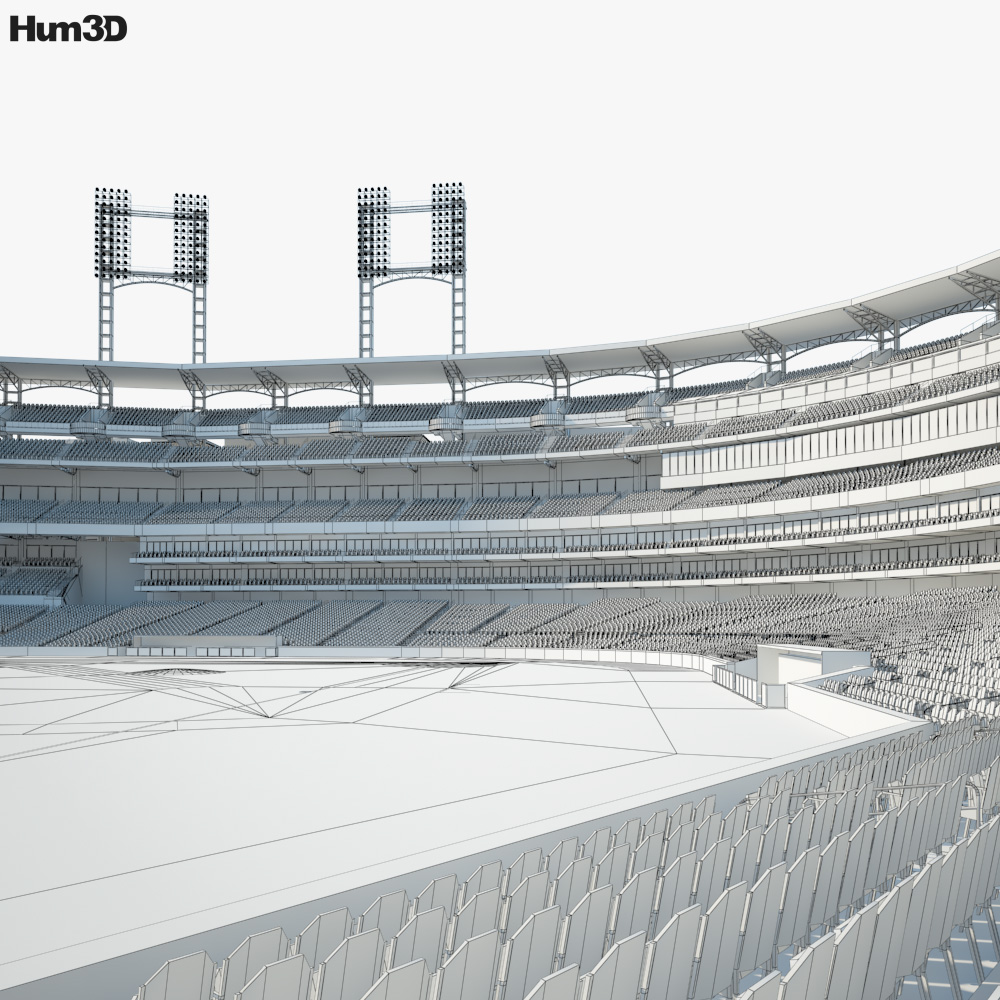 Busch Stadium 3D Model Architecture On Hum3D   Busch Stadium 1000 0007 