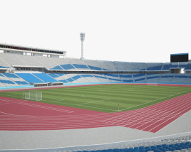 Estádio Internacional do Cairo Modelo 3d