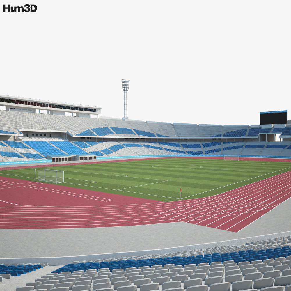 Cairo International Stadium 3D model