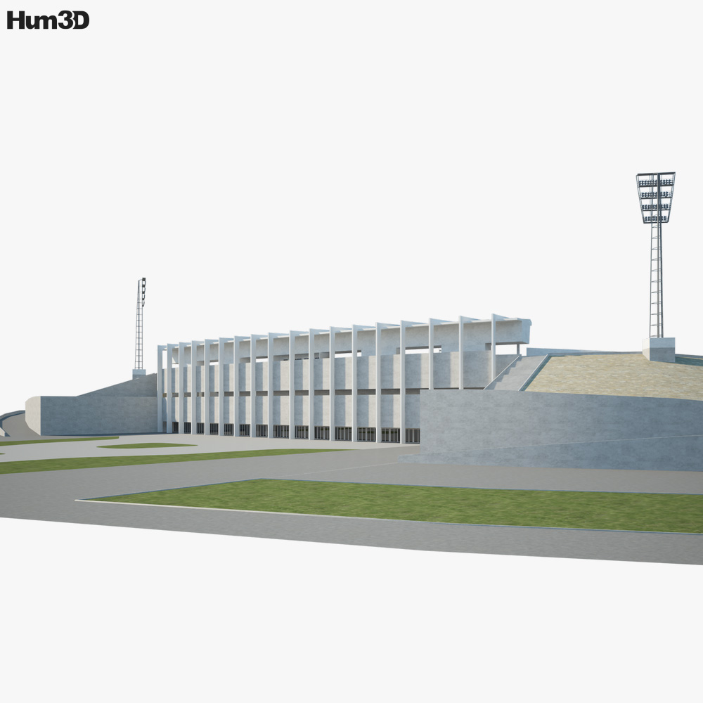 Cairo International Stadium 3d model
