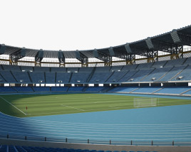 Estádio Diego Armando Maradona Modelo 3d