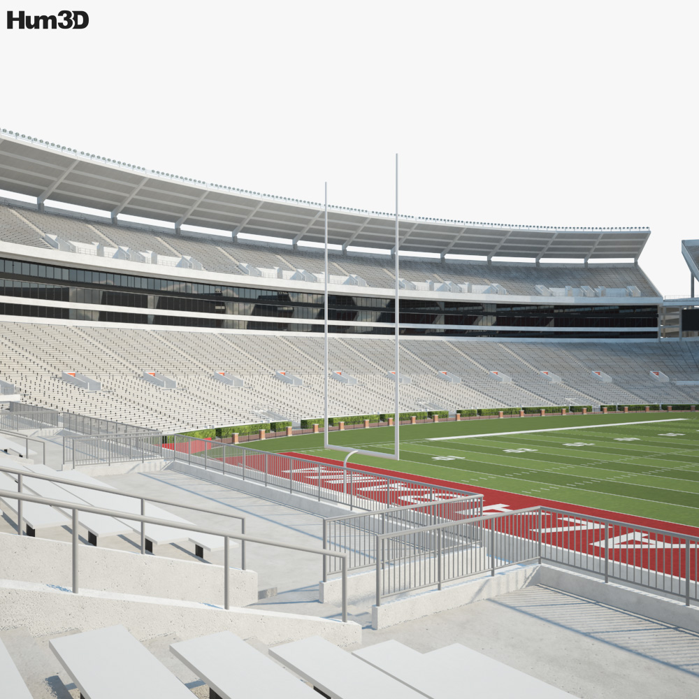 Bryant-Denny Stadium 3D model - Architecture on Hum3D