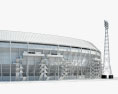 Estádio De Kuip Modelo 3d