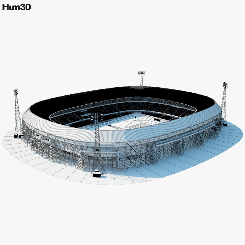 Feyenoord Stadium 3d Model Architecture On Hum3d