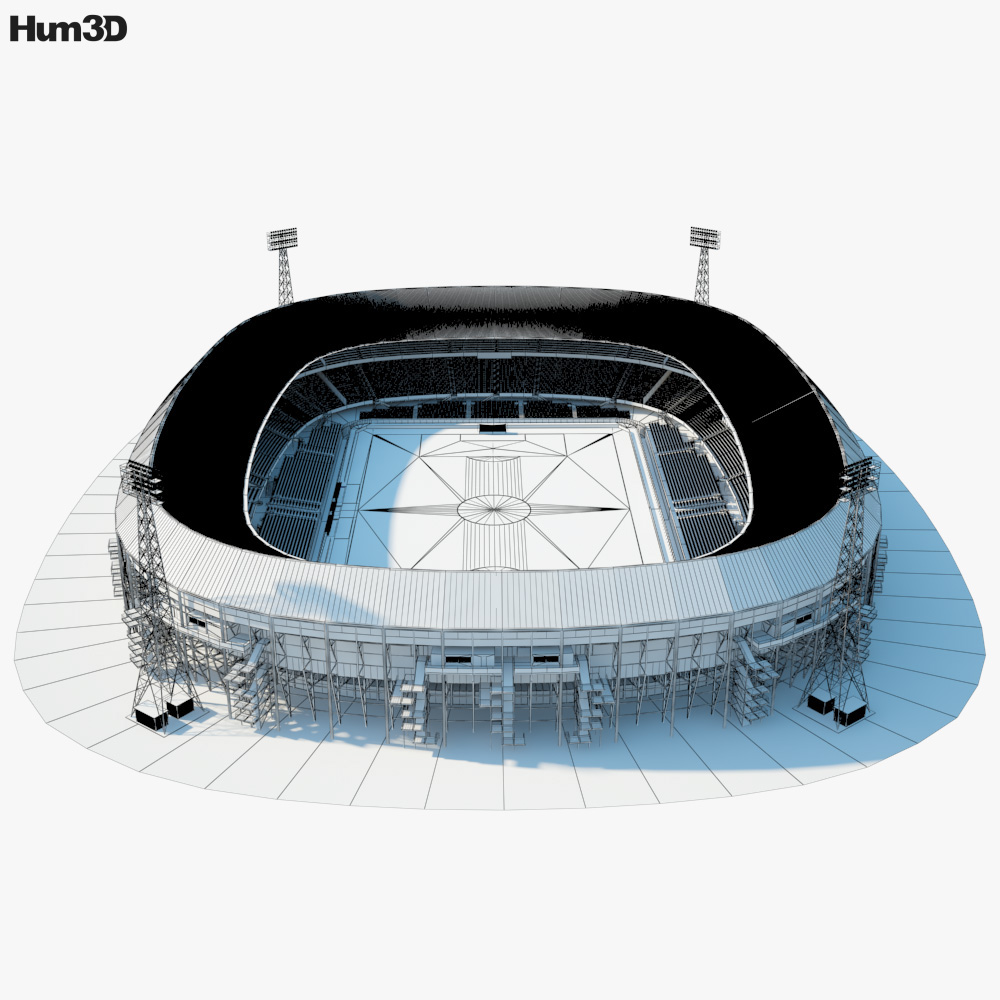 Feyenoord Stadium 3d Model Architecture On Hum3d