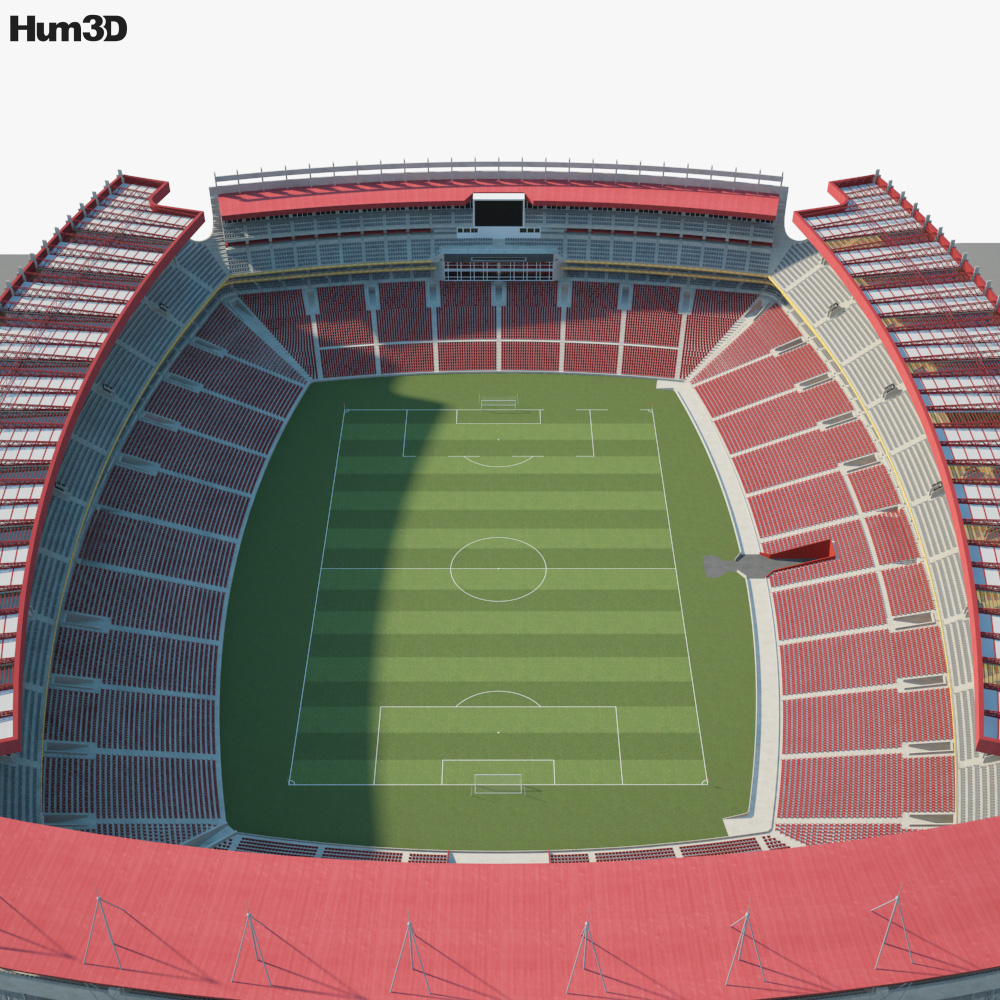 Estádio Ellis Park modelo 3D Arquitectura no Hum3D