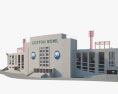 Cotton Bowl stadium 3d model