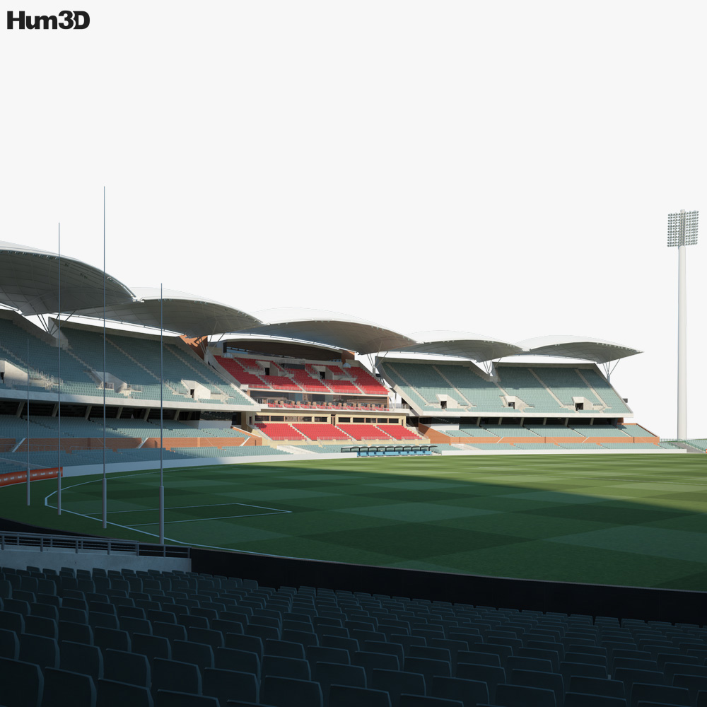 Adelaide Oval Modello 3D