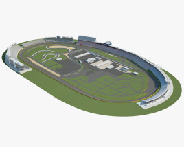 Charlotte Motor Speedway Modelo 3d