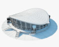 豐業銀行馬鞍體育館 3D模型