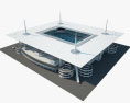 硬石体育场 3D模型