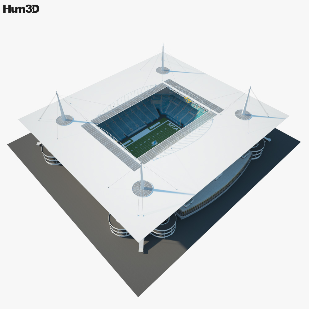 ハードロック スタジアム 3dモデル 建築 On Hum3d