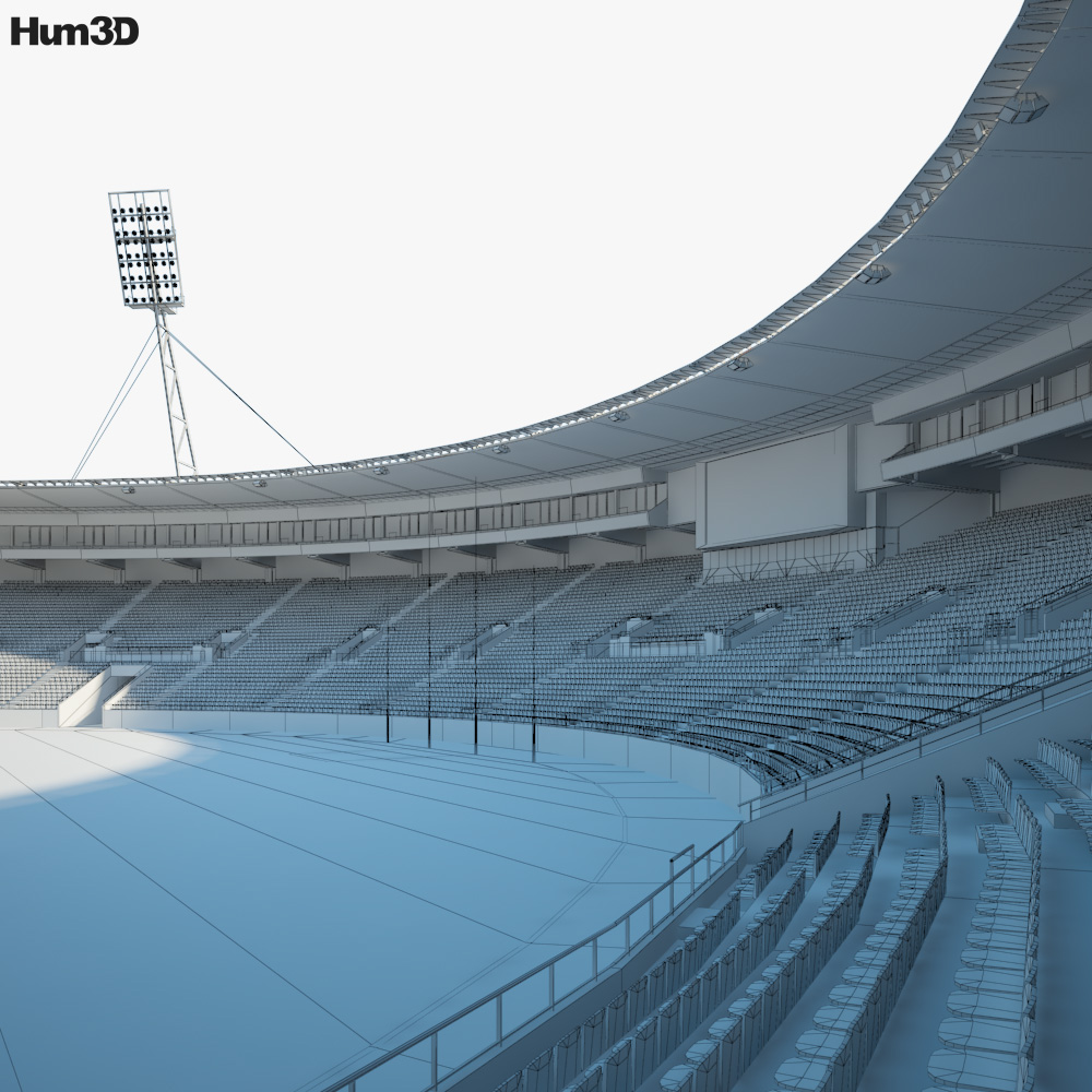 Sky Stadium 3D model Architecture on Hum3D