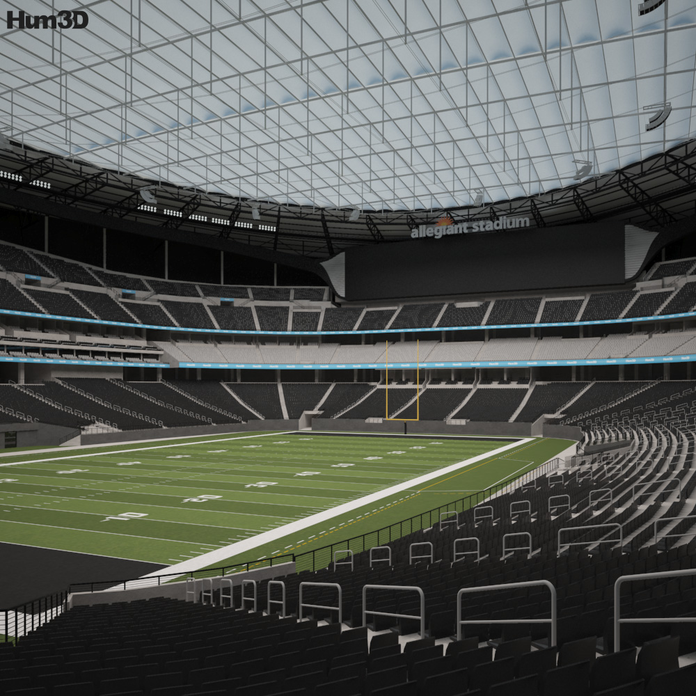 Allegiant Stadium 3D model - Architecture on Hum3D