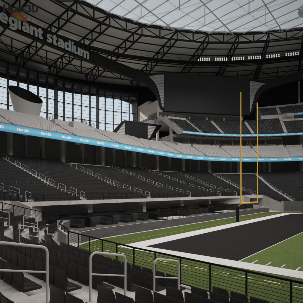 Allegiant Stadium 3D model - Architecture on Hum3D