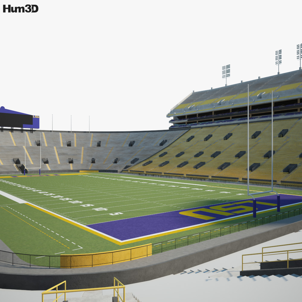 Tiger Stadium Lsu 3dモデル 建築 On Hum3d