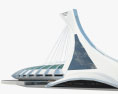 Olympic Stadium Montreal 3d model