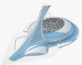 Olympic Stadium Montreal 3d model