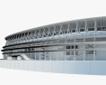 Nationalstadion Tokio 3D-Modell