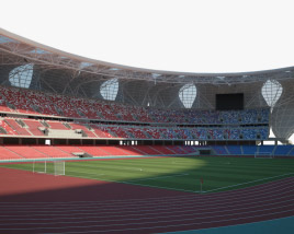 Hangzhou Sports Park Stadium 3D model