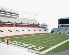 Williams-Brice Stadium 3D модель