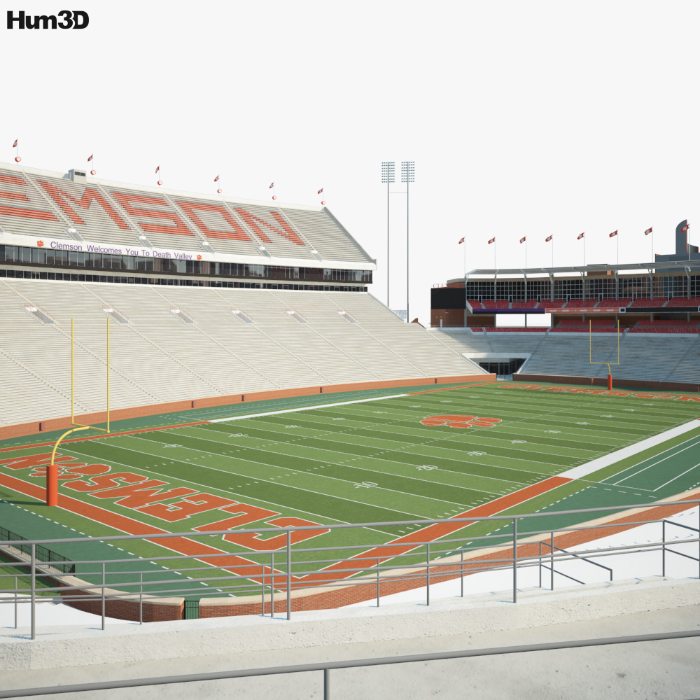 Memorial Stadium Clemson 3D model