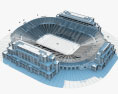 Notre Dame Stadium 3d model