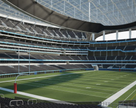 SoFi Stadium 3D модель