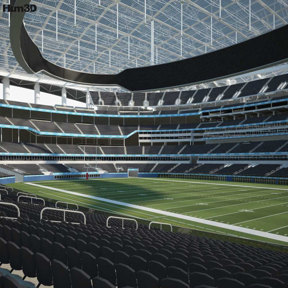 SoFi Stadium 3D model - Architecture on Hum3D