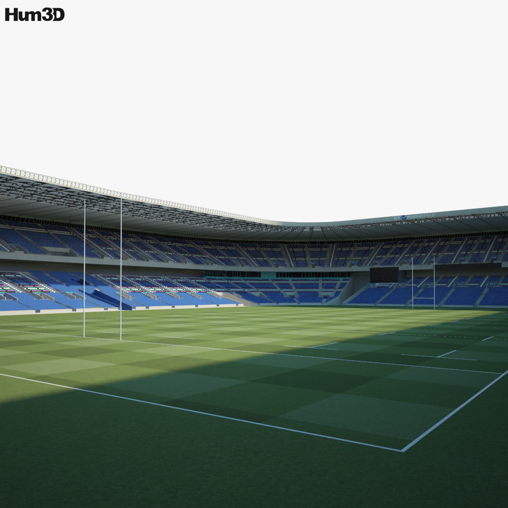 Murrayfield Stadium 3D model
