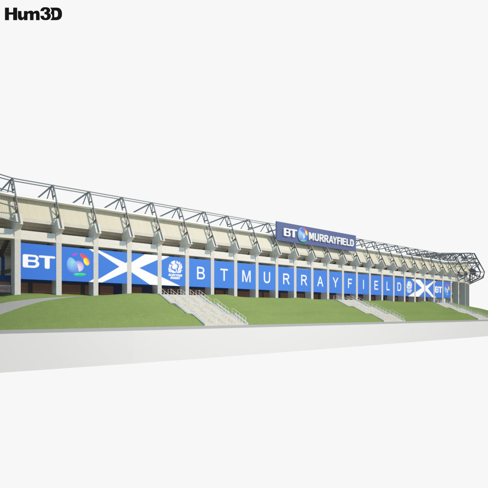 マレーフィールド スタジアム 3dモデル 建築 On Hum3d