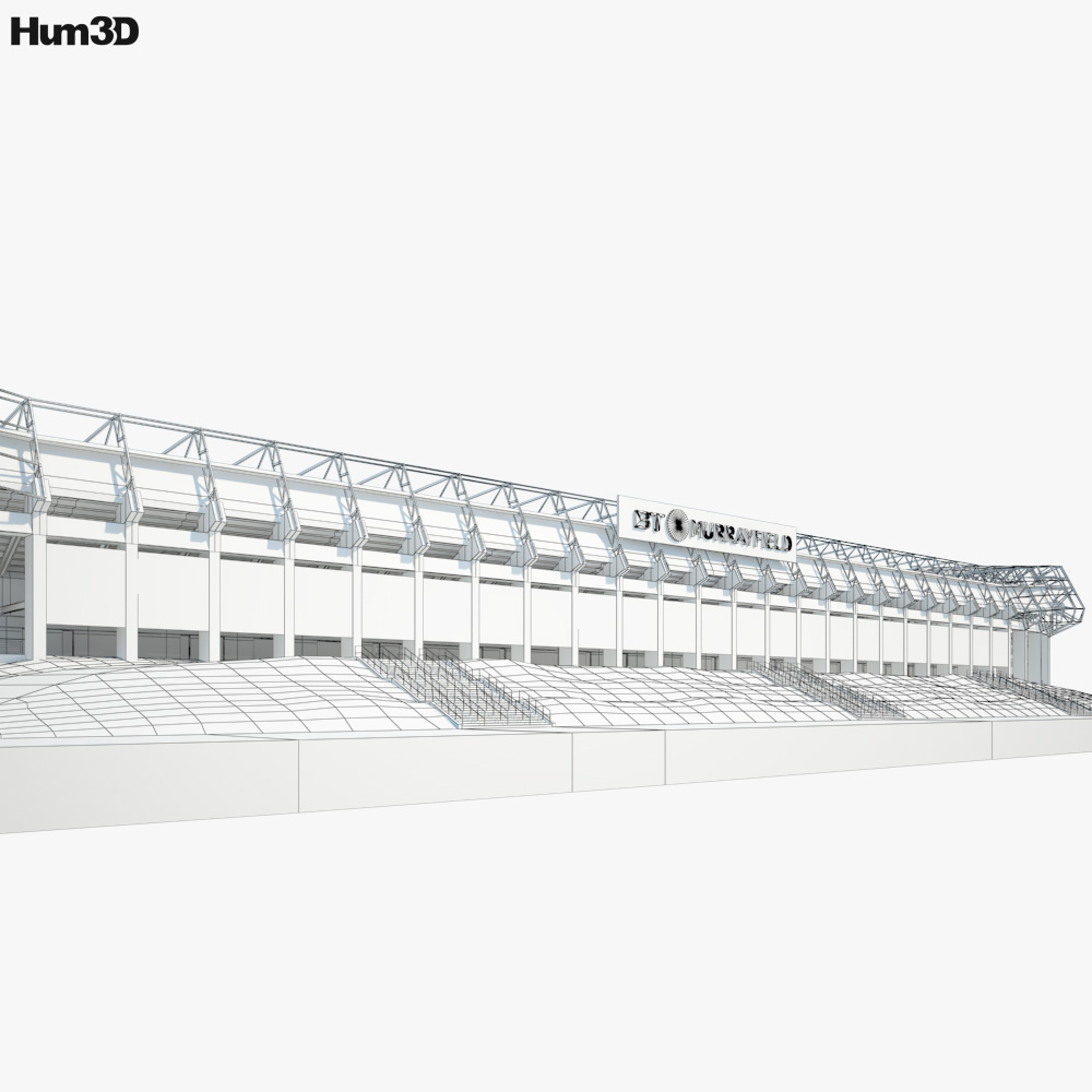 マレーフィールド スタジアム 3dモデル 建築 On Hum3d