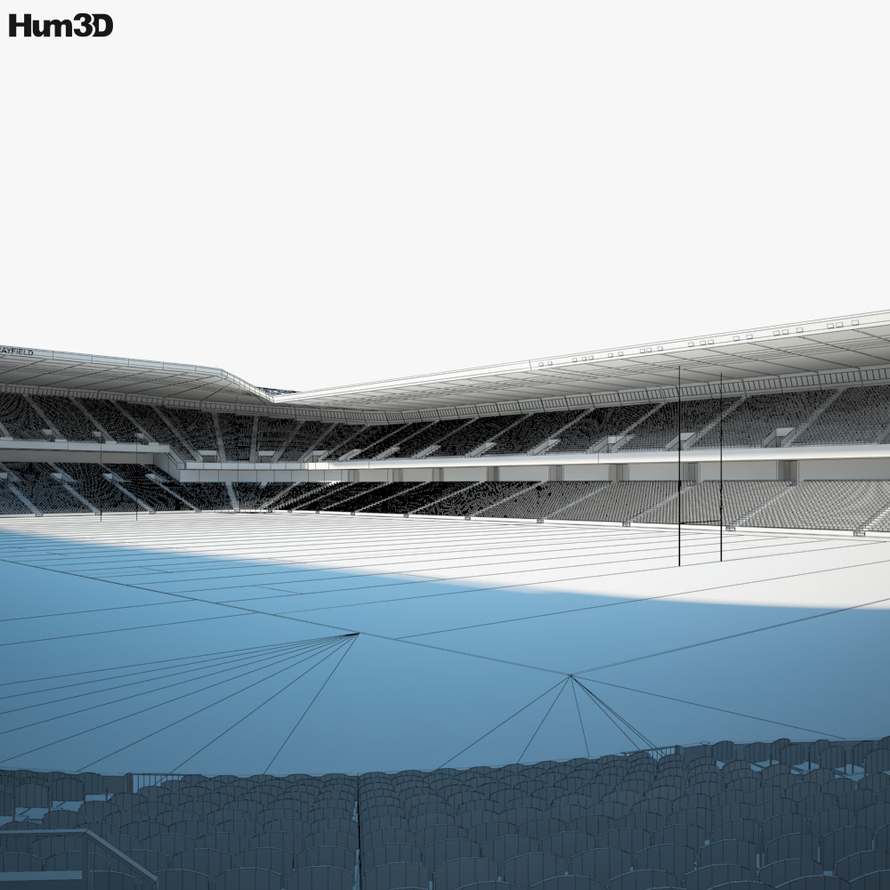 Murrayfield Stadium 3D model Architecture on Hum3D