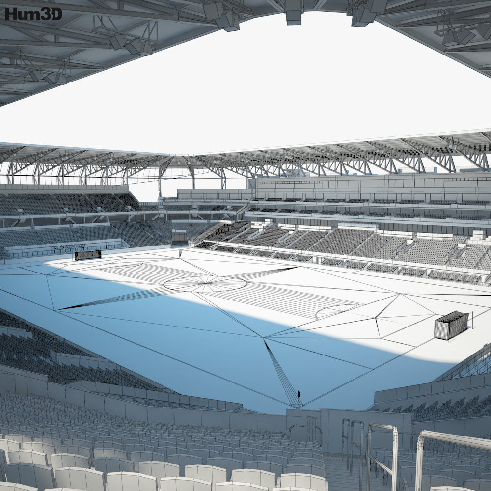 TQL Stadium 3D model Architecture on Hum3D