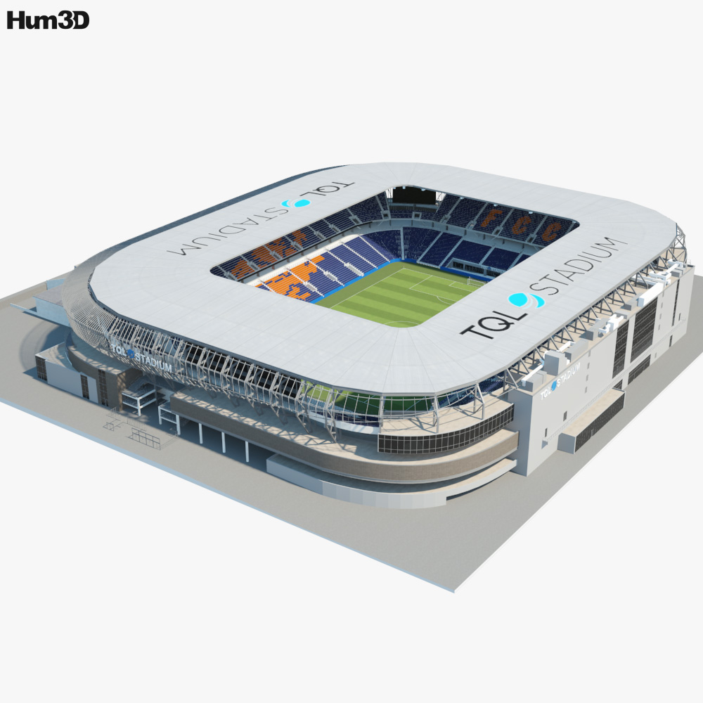 TQL Stadium 3D model Architecture on Hum3D