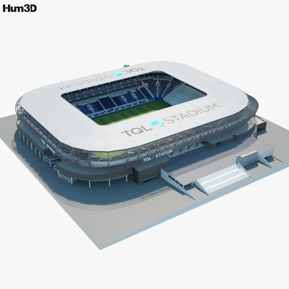 TQL Stadium 3D model Architecture on Hum3D