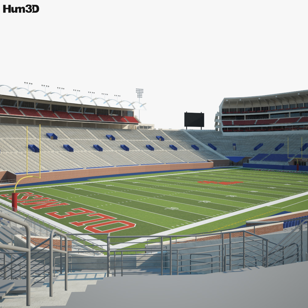 Vaught-Hemingway Stadium 3D model