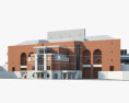Kenan Memorial Stadium Modello 3D