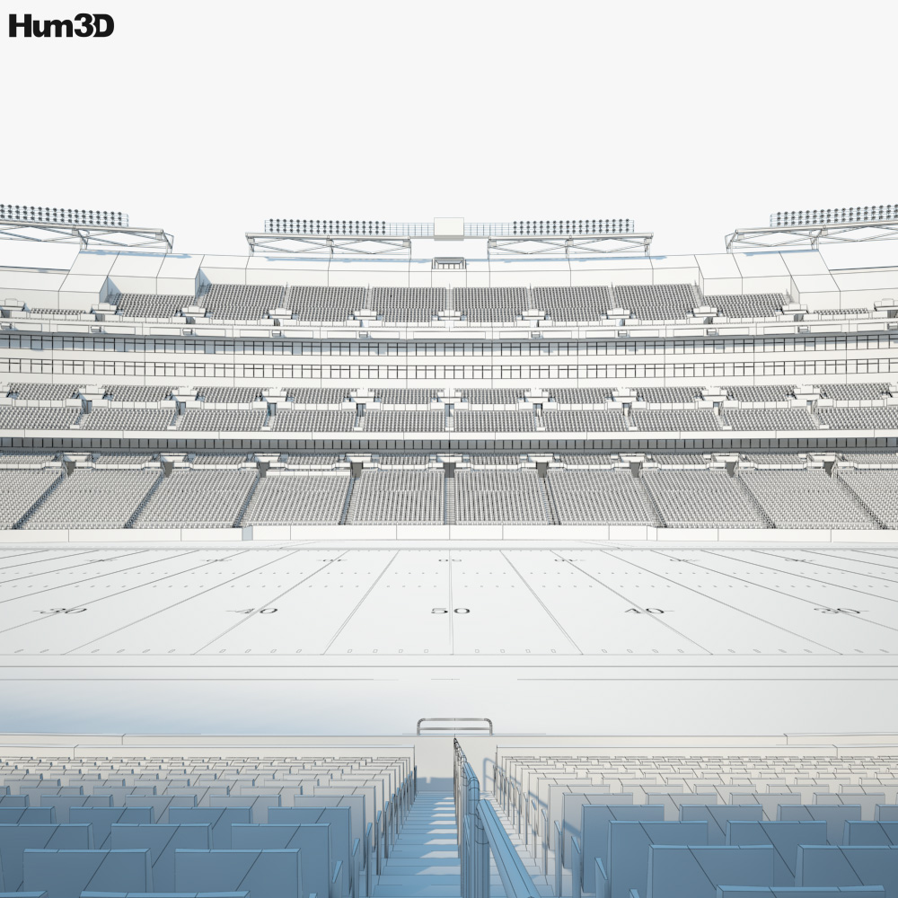 FedEx Field 3D model - Architecture on Hum3D