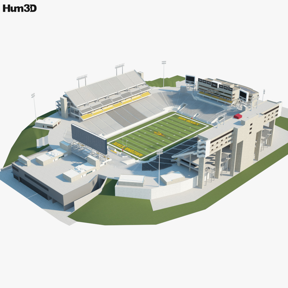 Sun Devil Stadium 3D Model lupon gov ph