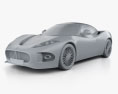 Spyker B6 Venator 2014 3D 모델  clay render