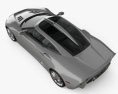 Spyker C8 Aileron 2014 3D 모델  top view