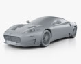 Spyker C8 Preliator 2020 3D 모델  clay render
