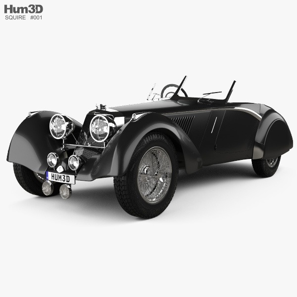Squire Corsica Roadster 1936 3D-Modell