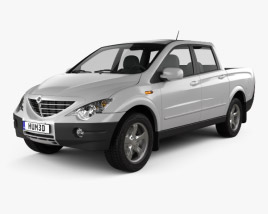 3D model of SsangYong Actyon Sports 2014