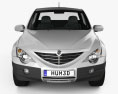 SsangYong Actyon Sports 2014 3D 모델  front view